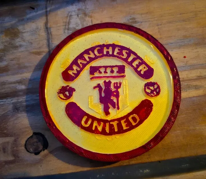 Mẫu đế lót ly Manchester United và Liverpool FC in 3D ấn tượng - Image 1