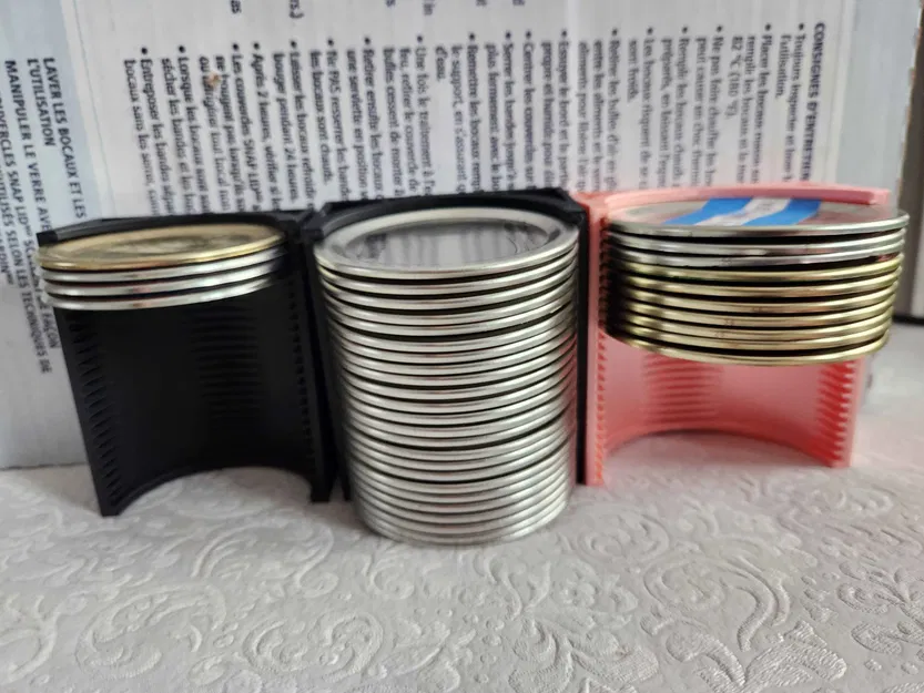 Giá để nắp hũ Mason thay thế (Parametric) - Image 3