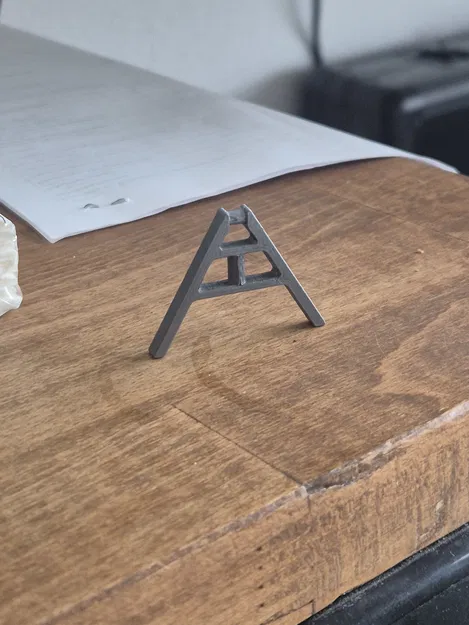 Giá đỡ biển báo công trường cho mô hình Playmobile (in 3D) - Image 2