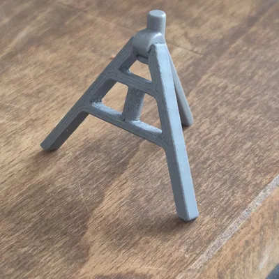 Giá đỡ biển báo công trường cho mô hình Playmobile (in 3D)