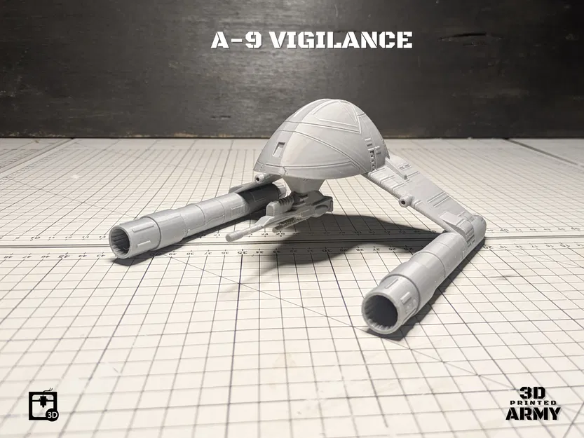 Mô hình A-9 Vigilance Interceptor - Star Wars - Image 5