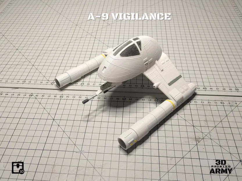 Mô hình A-9 Vigilance Interceptor - Star Wars - Image 6