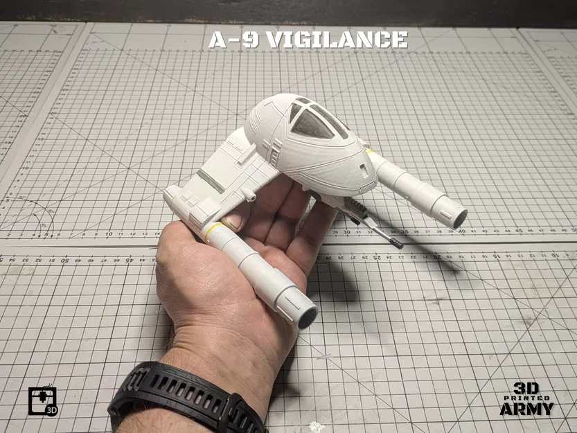 Mô hình A-9 Vigilance Interceptor - Star Wars - Image 9