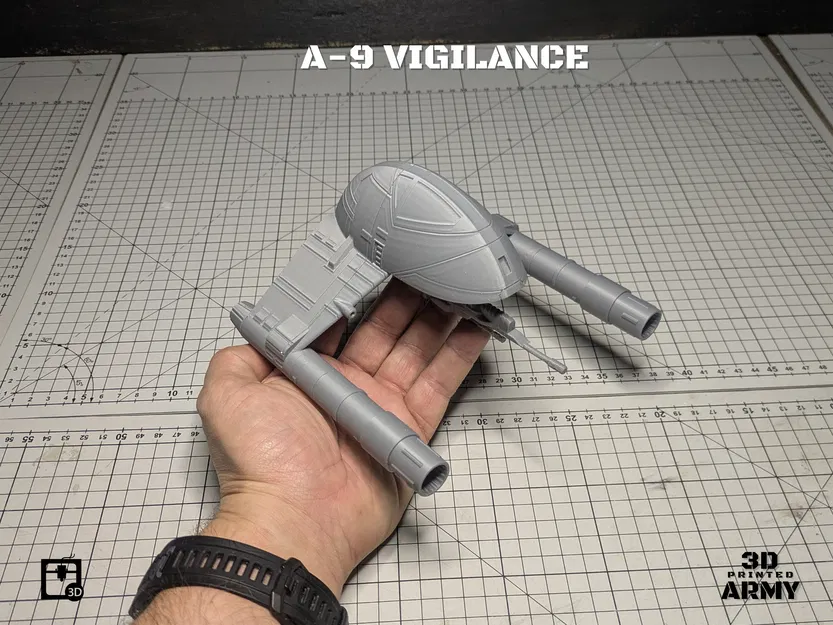 Mô hình A-9 Vigilance Interceptor - Star Wars - Image 10