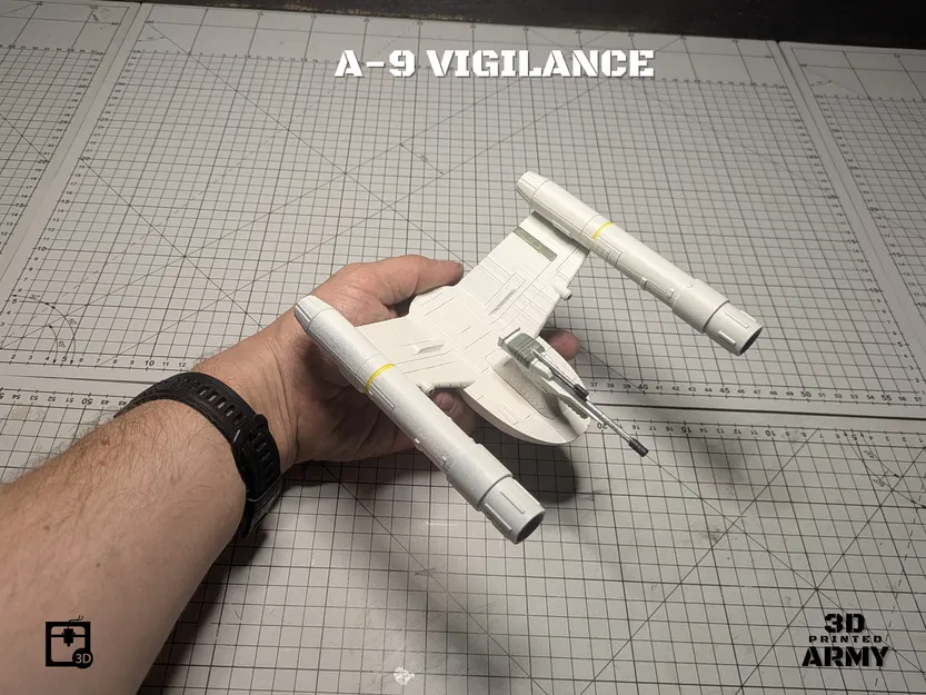 Mô hình A-9 Vigilance Interceptor - Star Wars - Image 11