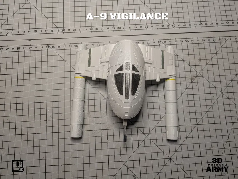 Mô hình A-9 Vigilance Interceptor - Star Wars - Image 12
