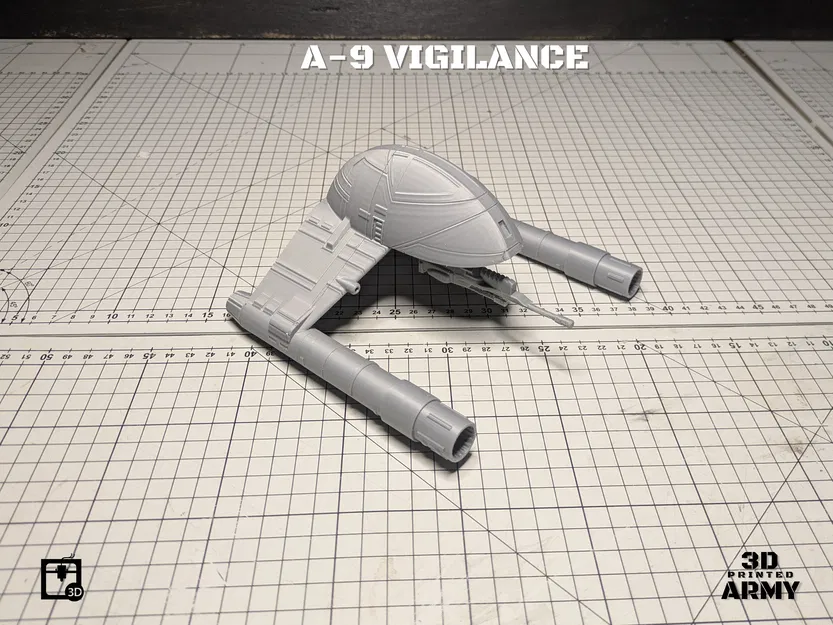 Mô hình A-9 Vigilance Interceptor - Star Wars - Image 15