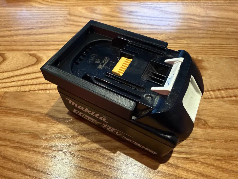 Giá treo pin Makita 18V - Thiết kế ngạnh ngang tiết kiệm diện tích - Image 3