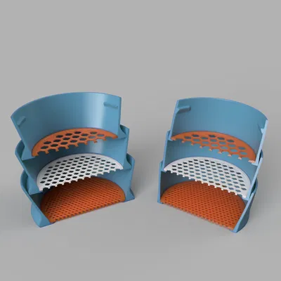 Bộ Sàng/Lưới Lọc Có Thể Chồng Lên Nhau (Kích Thước 1mm - 12mm)