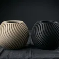 Bình hoa 3D Spheroid Vase hình cầu xoắn ốc tinh tế sang trọng - Thumbnail 3