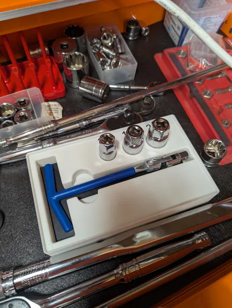 Khay Gridfinity Đựng Tay Vặn Bugi Chữ T - Image 1