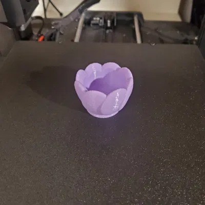 Mô Hình Tô Hình Bông Hoa (Flower Bowl) Trang Trí Đẹp Mắt