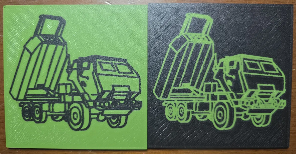 Mô hình đế lót ly hệ thống tên lửa M142 HIMARS (Quân đội Úc) - Image 1