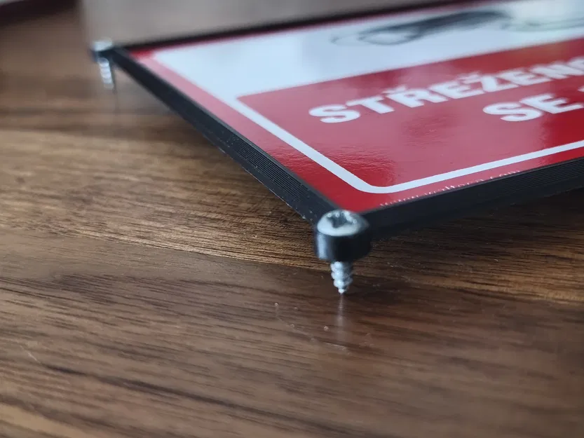 Khung/Giá đỡ gắn biển sticker - Image 2