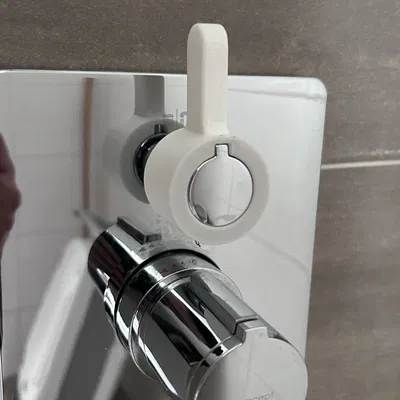 Tay nắm nối dài hỗ trợ mở vòi sen tiện lợi in 3D