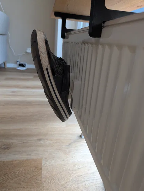 Giá treo giày nam châm thông minh gắn lò sưởi (3D Print Model) - Image 3