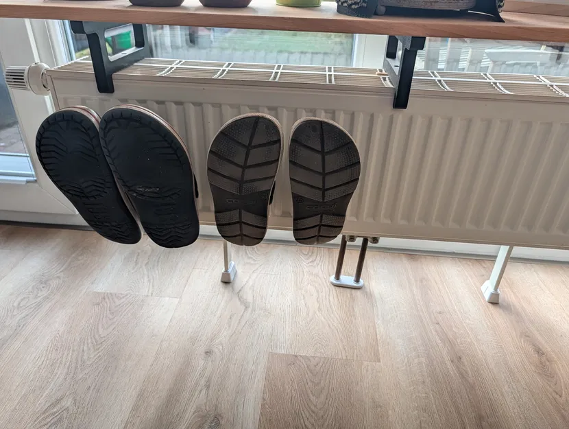 Giá treo giày nam châm thông minh gắn lò sưởi (3D Print Model) - Image 4