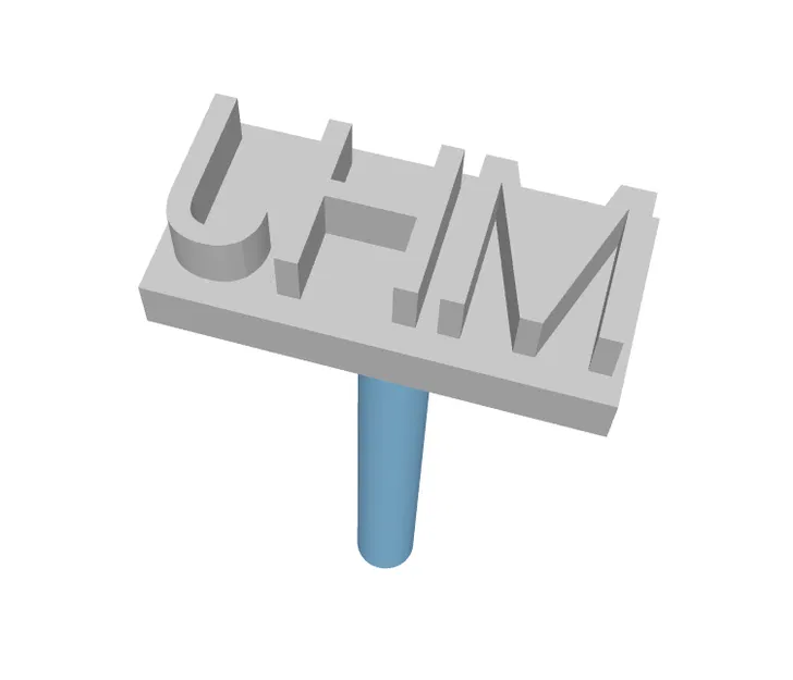 Mẫu in 3D con dấu cá nhân Mia Stempel v2 đẹp và sắc nét - Image 1