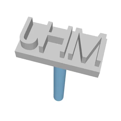 Mẫu in 3D con dấu cá nhân Mia Stempel v2 đẹp và sắc nét