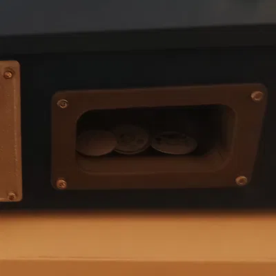 Khay hứng xu 3D cho máy chơi game Arcade