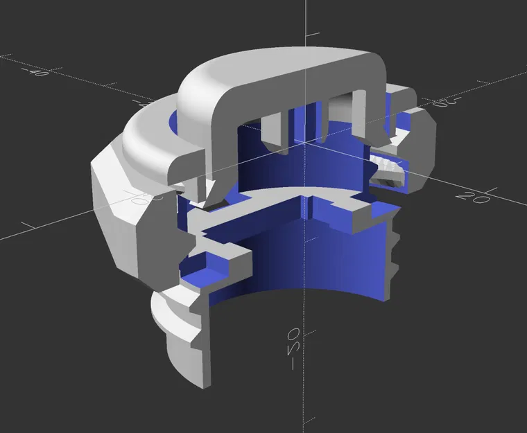 Nút bấm Arcade tùy biến cho Cherry MX Switches (OpenSCAD) - Image 2