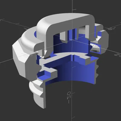 Nút bấm Arcade tùy biến cho Cherry MX Switches (OpenSCAD)