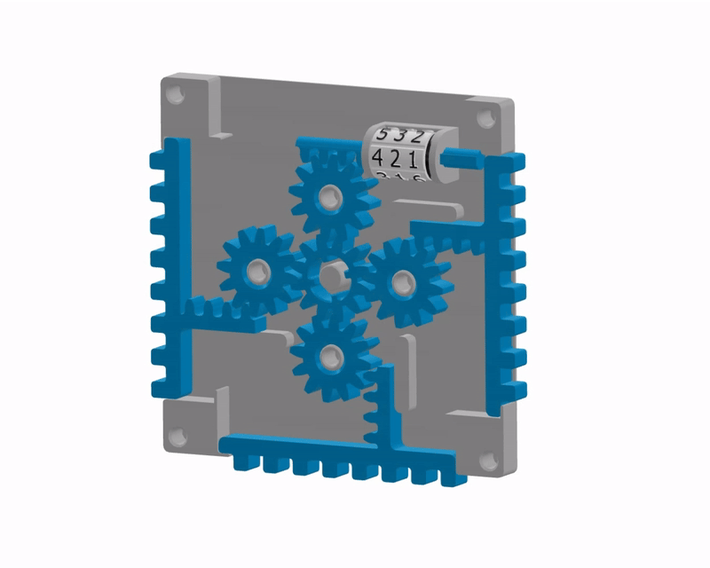 Két sắt thông minh | Hộp đựng tiền | Ống heo tiết kiệm in 3D có khóa cơ - Thumbnail 7