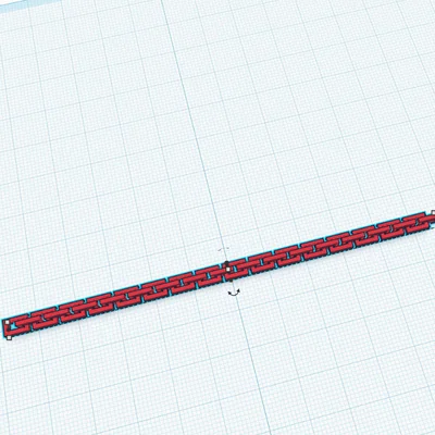 Mô hình dây xích Chain in 3D linh hoạt - File STL chất lượng