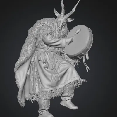 Mô hình 3D Winter Shaman - Pháp sư mùa đông độc đáo