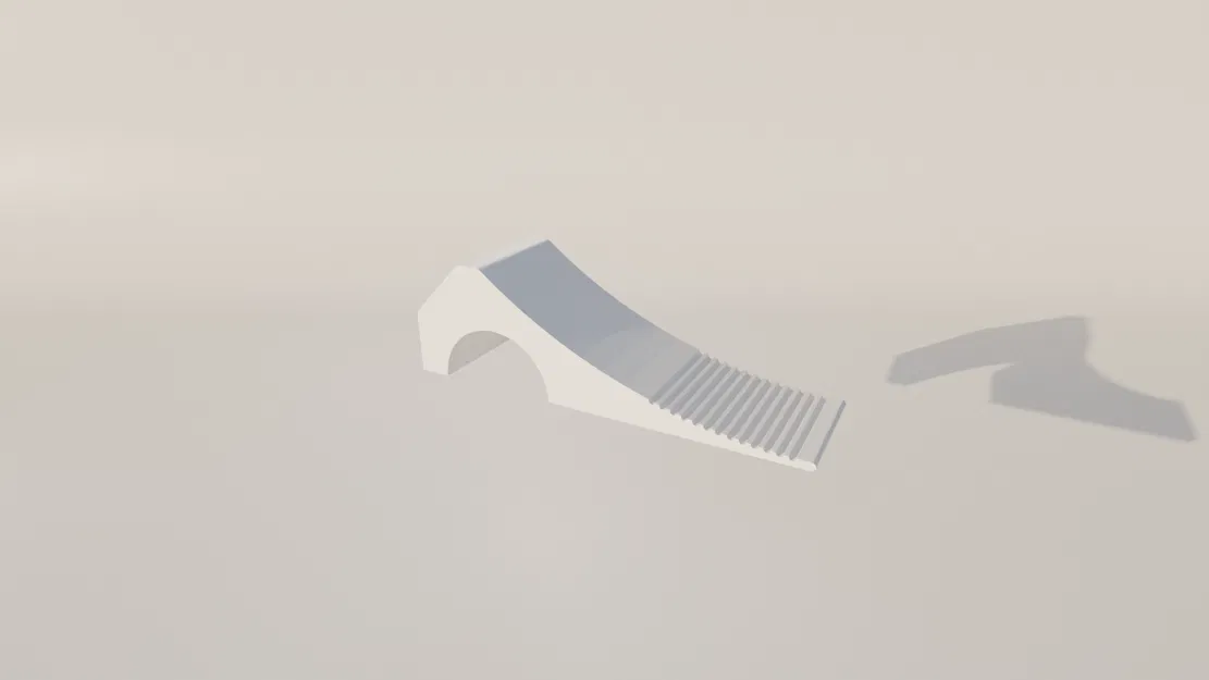 Chặn cửa tối giản 3D - Phụ kiện gia dụng hiện đại dễ in - Image 1