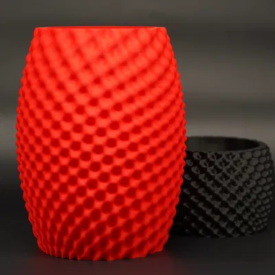 Bình Hoa Bong Bóng | Bình Hoa Họa Tiết Nổi Trang Trí | Bình Hoa Hoa Văn Khối Cầu