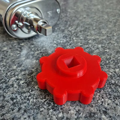 Tay cầm xoay hỗ trợ vệ sinh máy cán mì KitchenAid (3D Printed)
