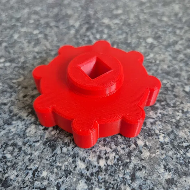 Tay cầm xoay hỗ trợ vệ sinh máy cán mì KitchenAid (3D Printed) - Image 2