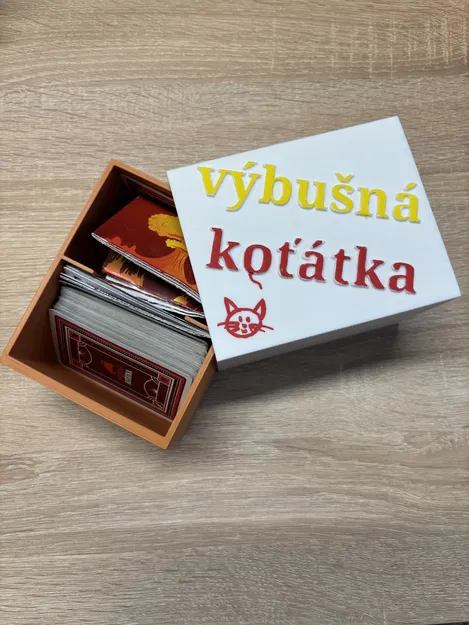 Hộp đựng thẻ bài Exploding Kittens - In 3D cao cấp - Image 2