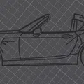 Trang trí tường Mazda MX-5 Miata - Mô hình 3D nghệ thuật độc đáo - Thumbnail 2