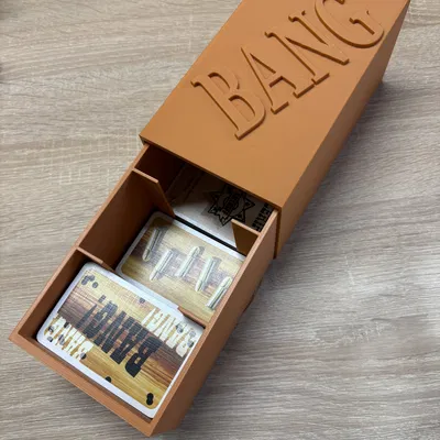 Hộp đựng thẻ bài board game BANG! in 3D tiện lợi