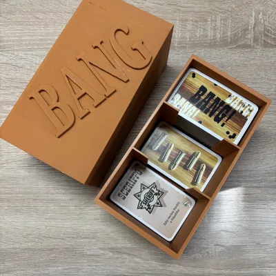 Hộp đựng thẻ bài board game BANG! in 3D tiện lợi