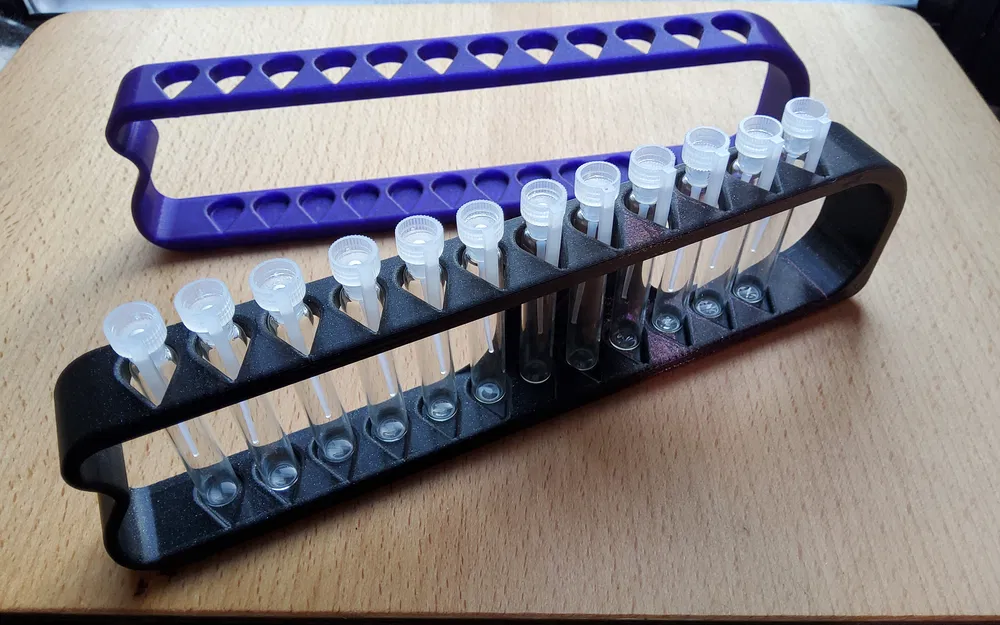 Giá đỡ/khay đựng 12 lọ - Có khu vực để logo - Image 1