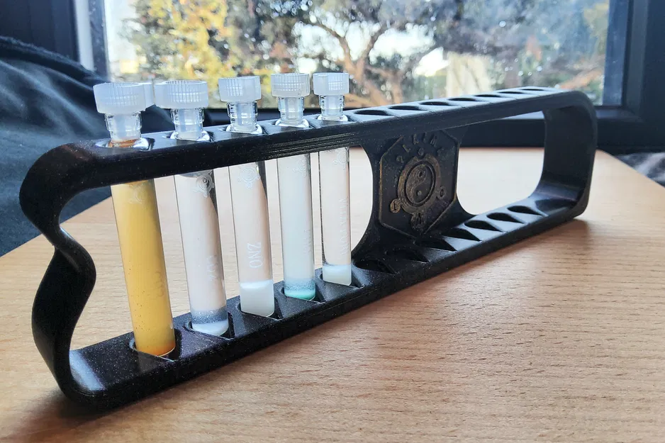 Giá đỡ/khay đựng 12 lọ - Có khu vực để logo - Image 4