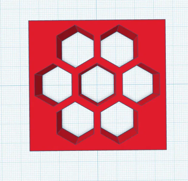 Mô hình cấu trúc tổ ong Honeycomb 3D nghệ thuật - Image 1