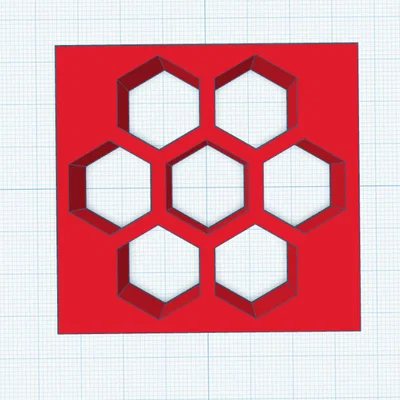 Mô hình cấu trúc tổ ong Honeycomb 3D nghệ thuật