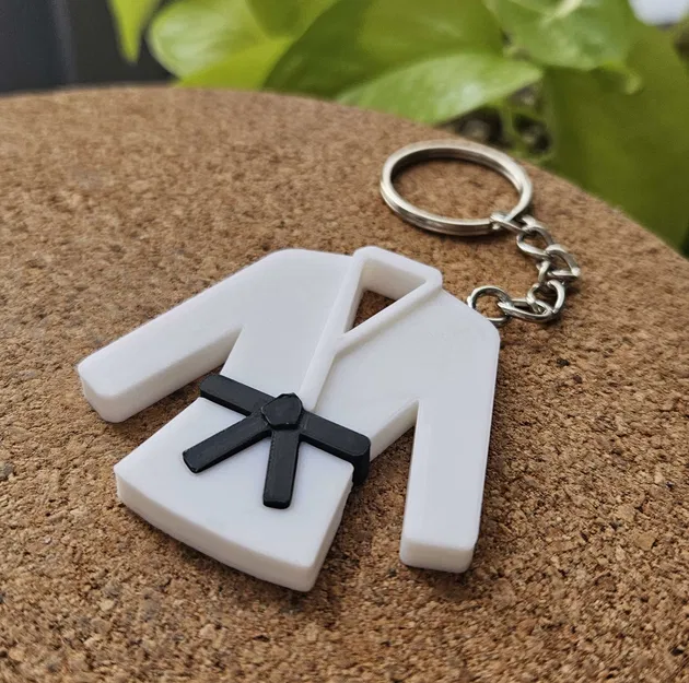 Móc Khóa Kimono | Móc Khóa Võ Thuật Judo Tối Giản - Image 1