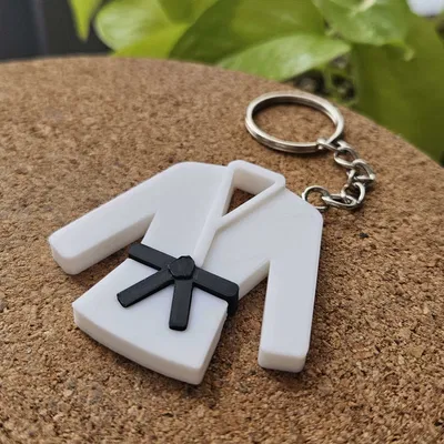 Móc Khóa Kimono | Móc Khóa Võ Thuật Judo Tối Giản