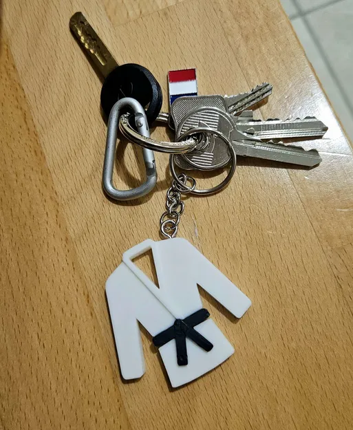 Móc Khóa Kimono | Móc Khóa Võ Thuật Judo Tối Giản - Image 3