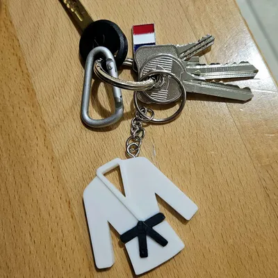 Móc Khóa Kimono | Móc Khóa Võ Thuật Judo Tối Giản