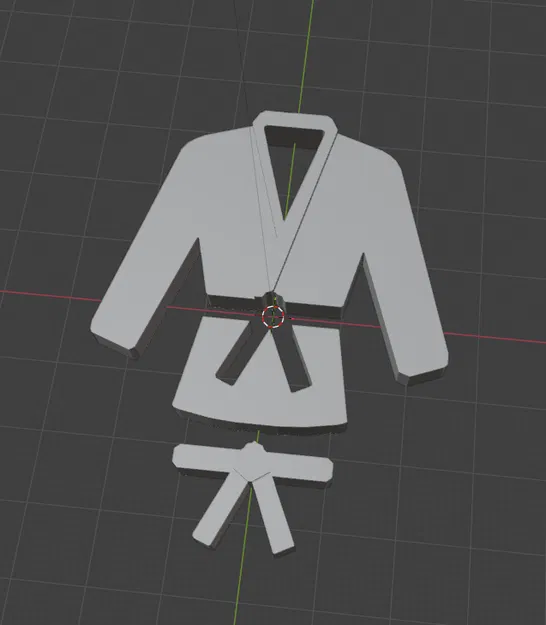 Móc Khóa Kimono | Móc Khóa Võ Thuật Judo Tối Giản - Image 4