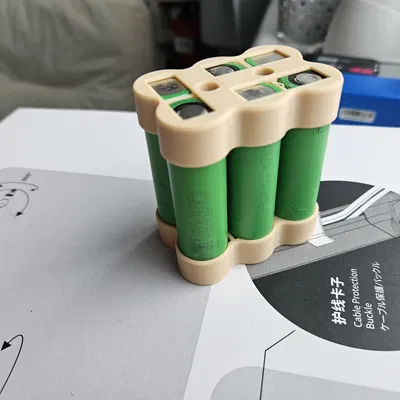 Khay cố định pin 18650/21700 cho Pack Pin 2S 4S 6S - In 3D