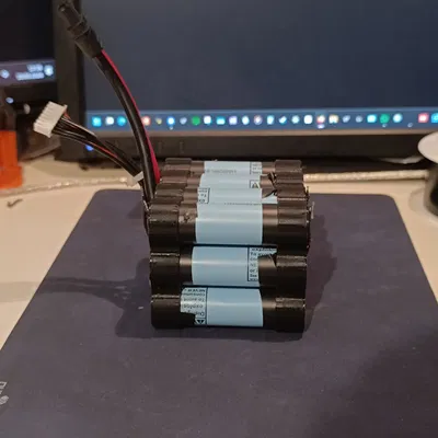 Khay giữ pin 18650 6S2P