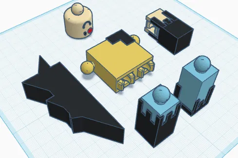 Mô hình nhân vật Roblox John Doe Script Builder có khớp nối - Image 1