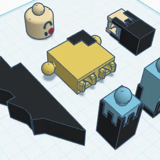 Mô hình nhân vật Roblox John Doe Script Builder có khớp nối